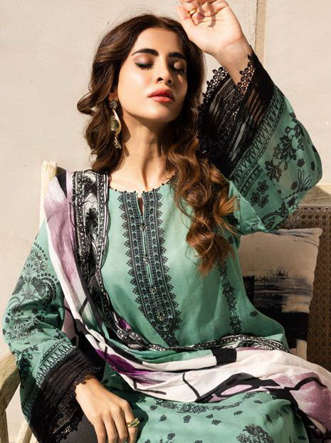 Aafreen Scalloped Lawn