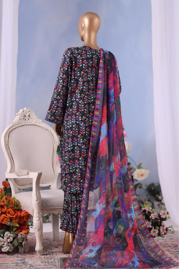 Stitched 3 Piece Exclusive Printed