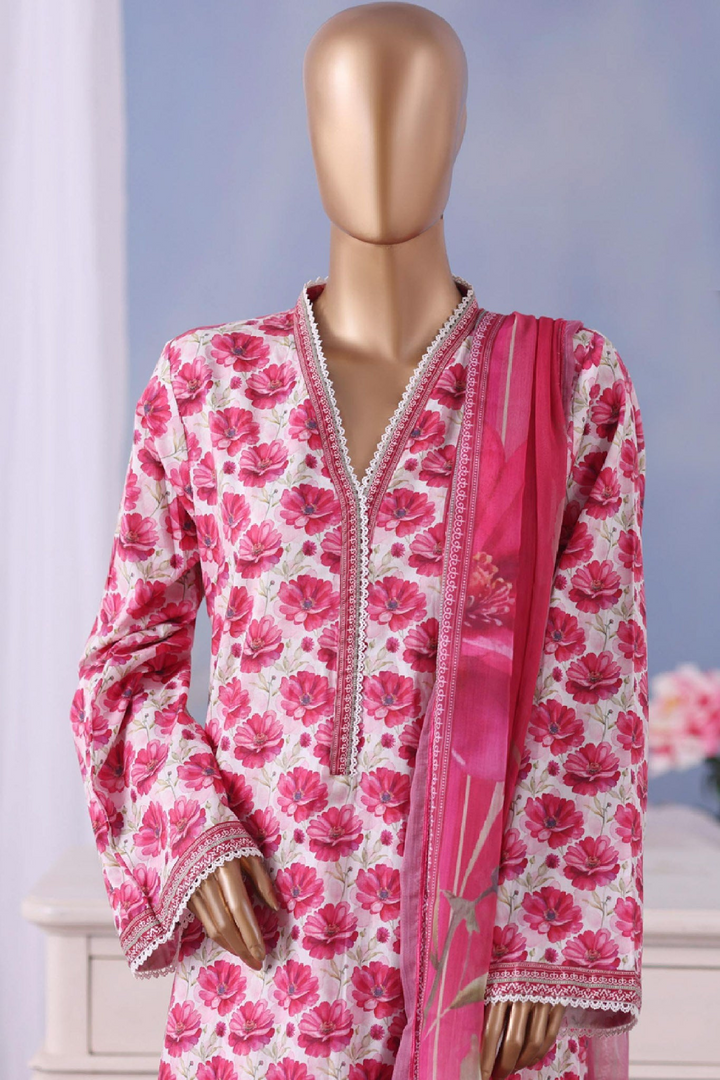Stitched 3 Piece Exclusive Printed