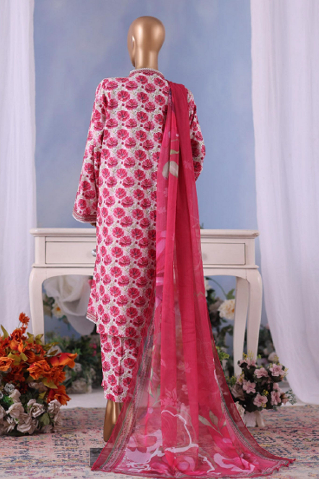 Stitched 3 Piece Exclusive Printed
