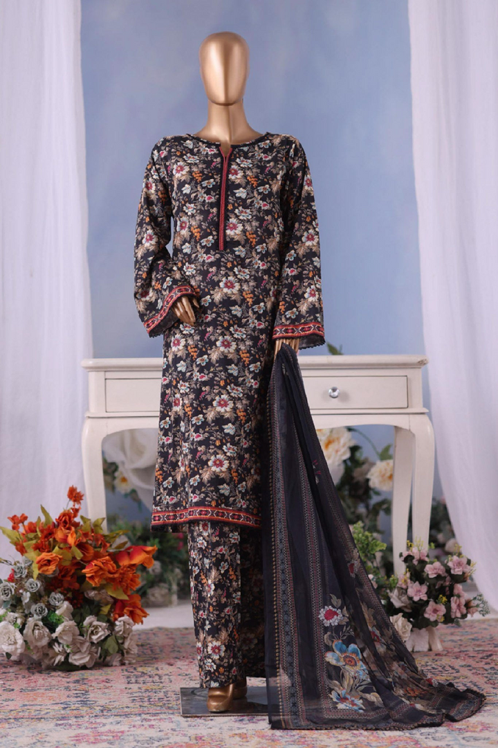 Stitched 3 Piece Exclusive Printed
