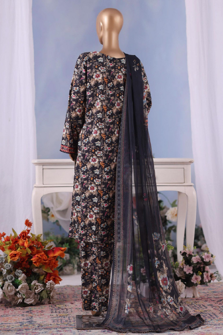 Stitched 3 Piece Exclusive Printed