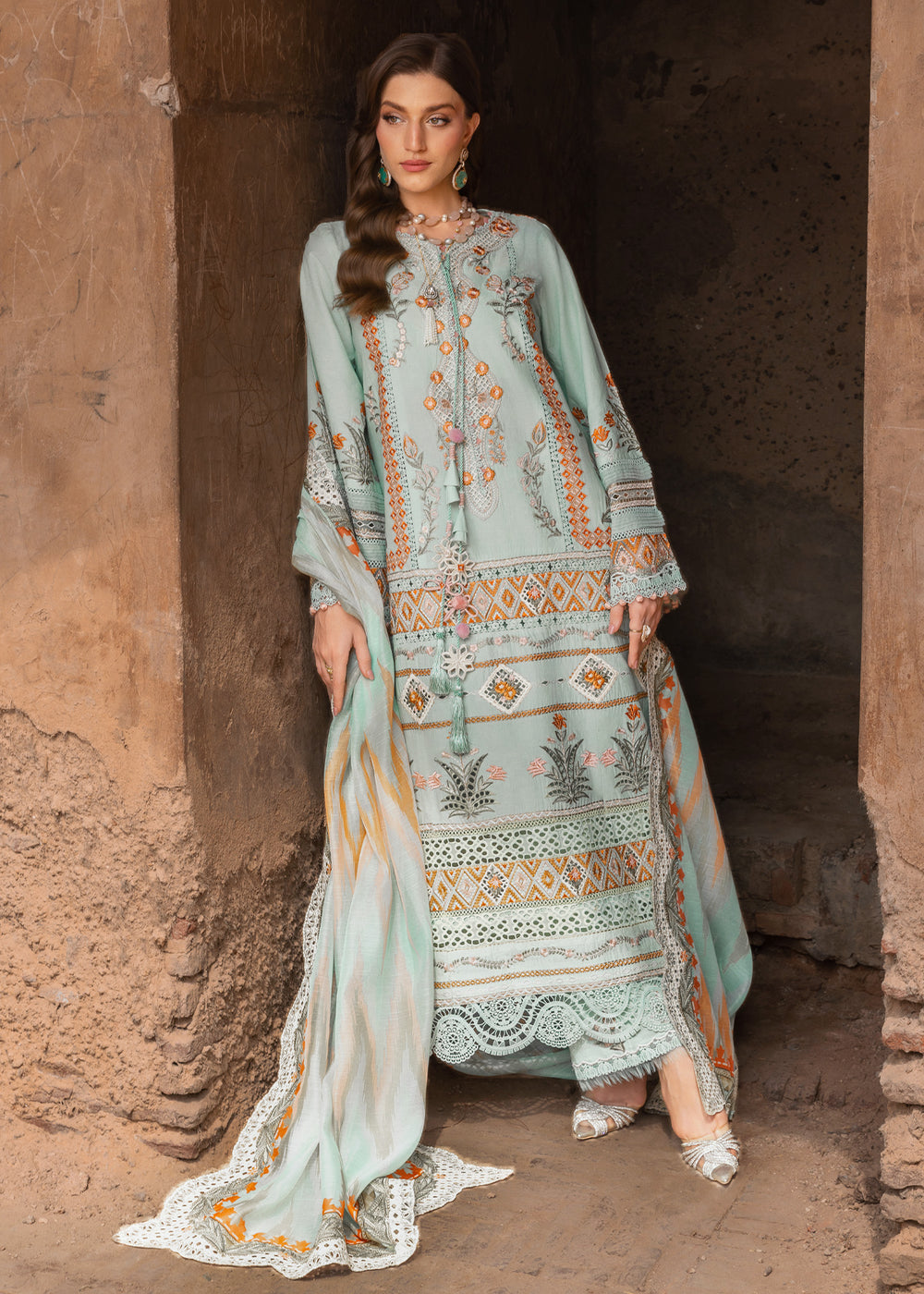 breeze unstitched lawn