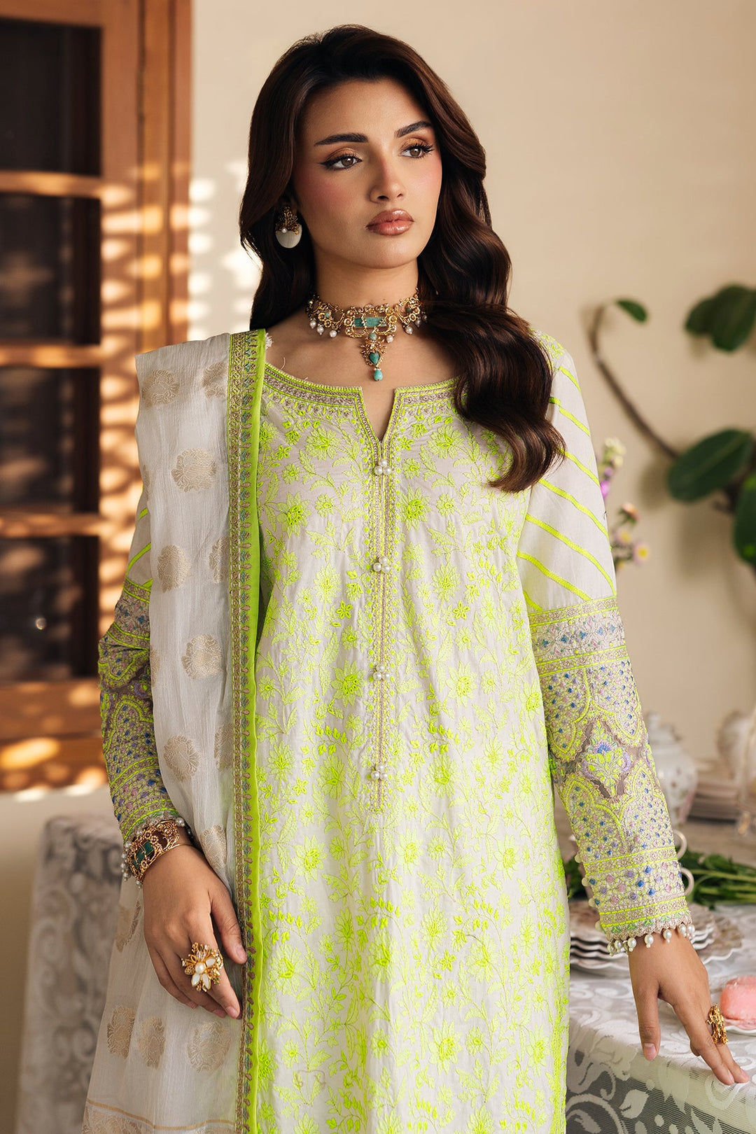 3-PC Unstitched Embroidered Lawn Collection