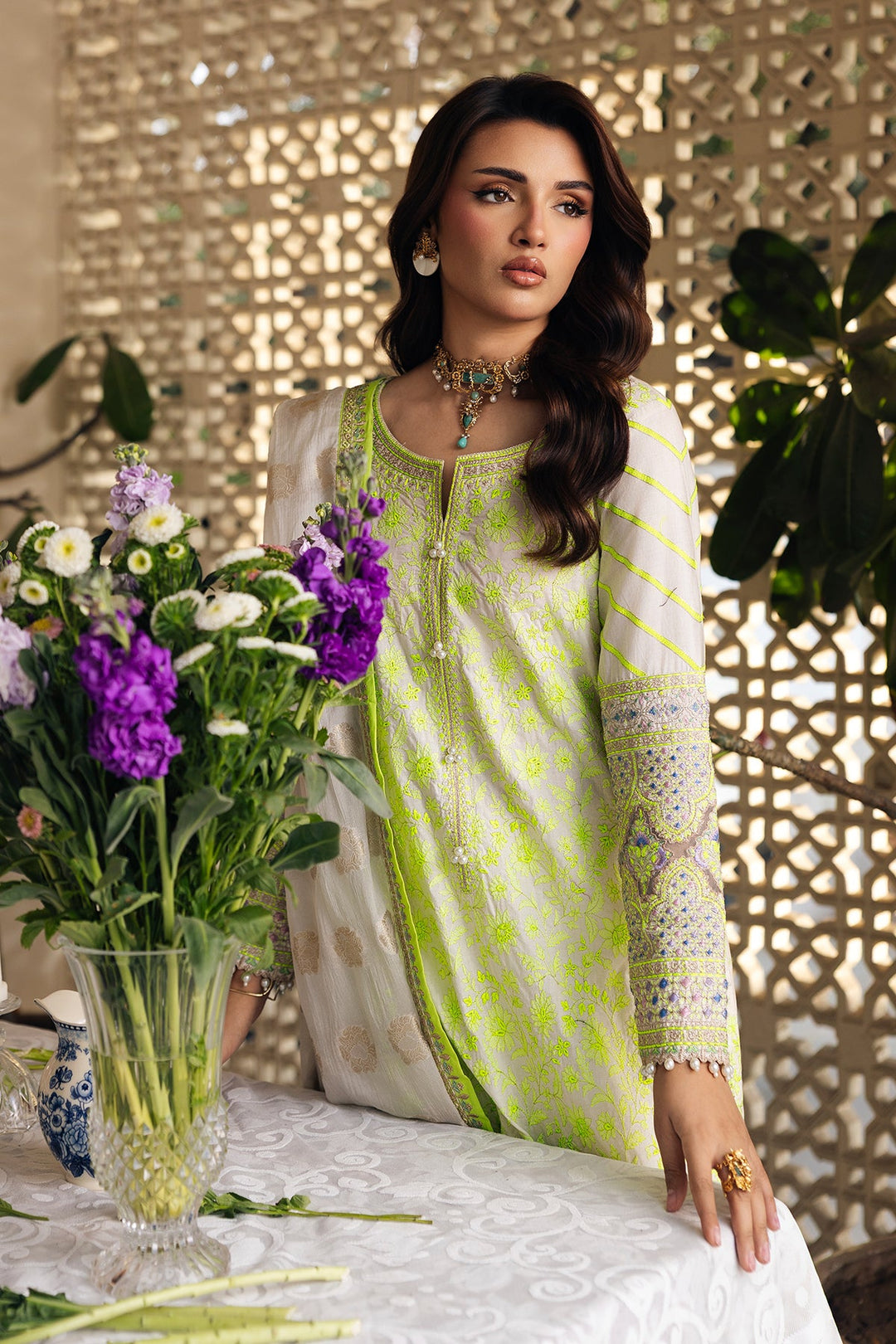 3-PC Unstitched Embroidered Lawn Collection