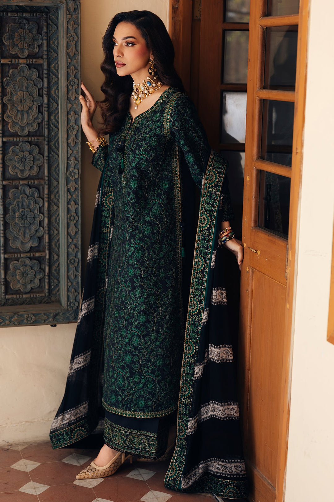 3-PC Unstitched Embroidered Lawn Collection