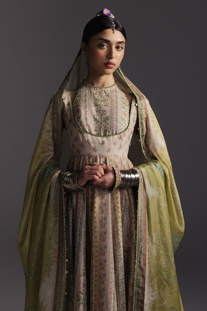 Anarkali  Printed Lawn