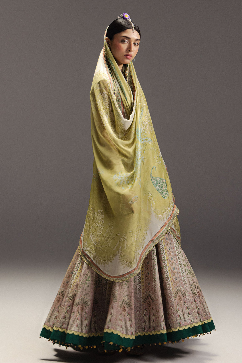 Anarkali  Printed Lawn