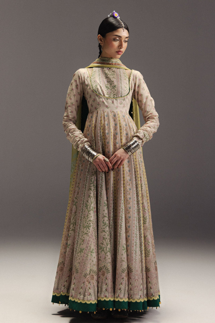 Anarkali  Printed Lawn