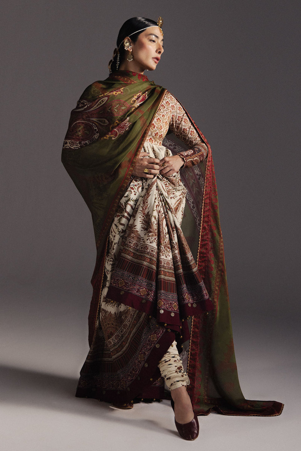 Anarkali  Printed Lawn