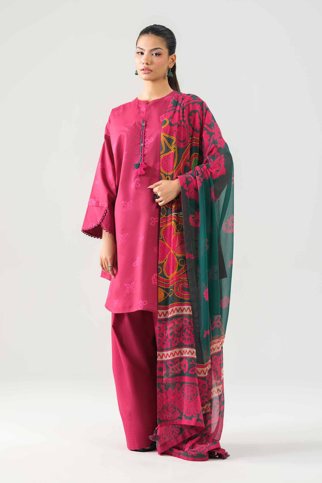 3 Piece - Printed Suit