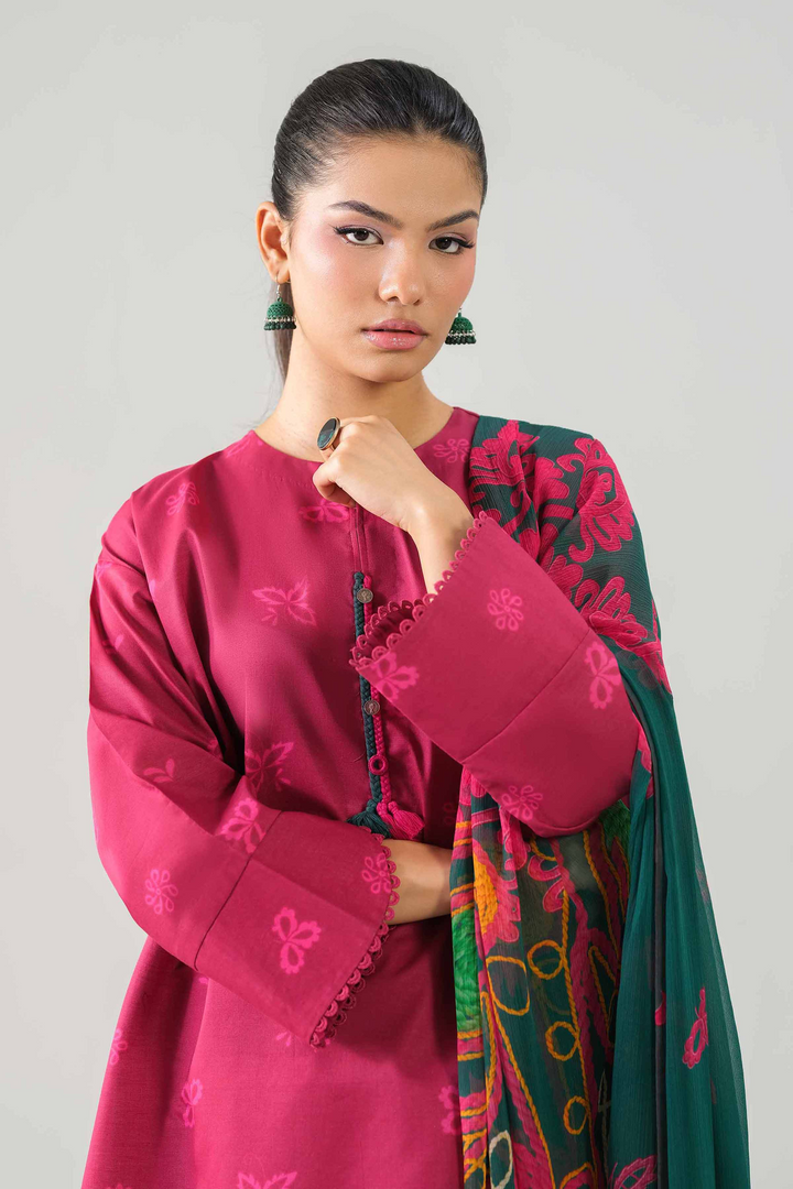 3 Piece - Printed Suit