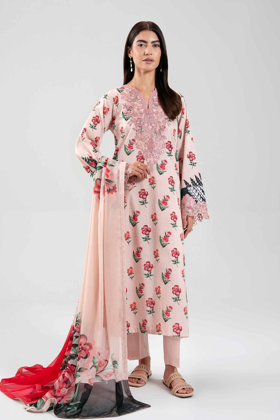 3 Piece - Printed Suit