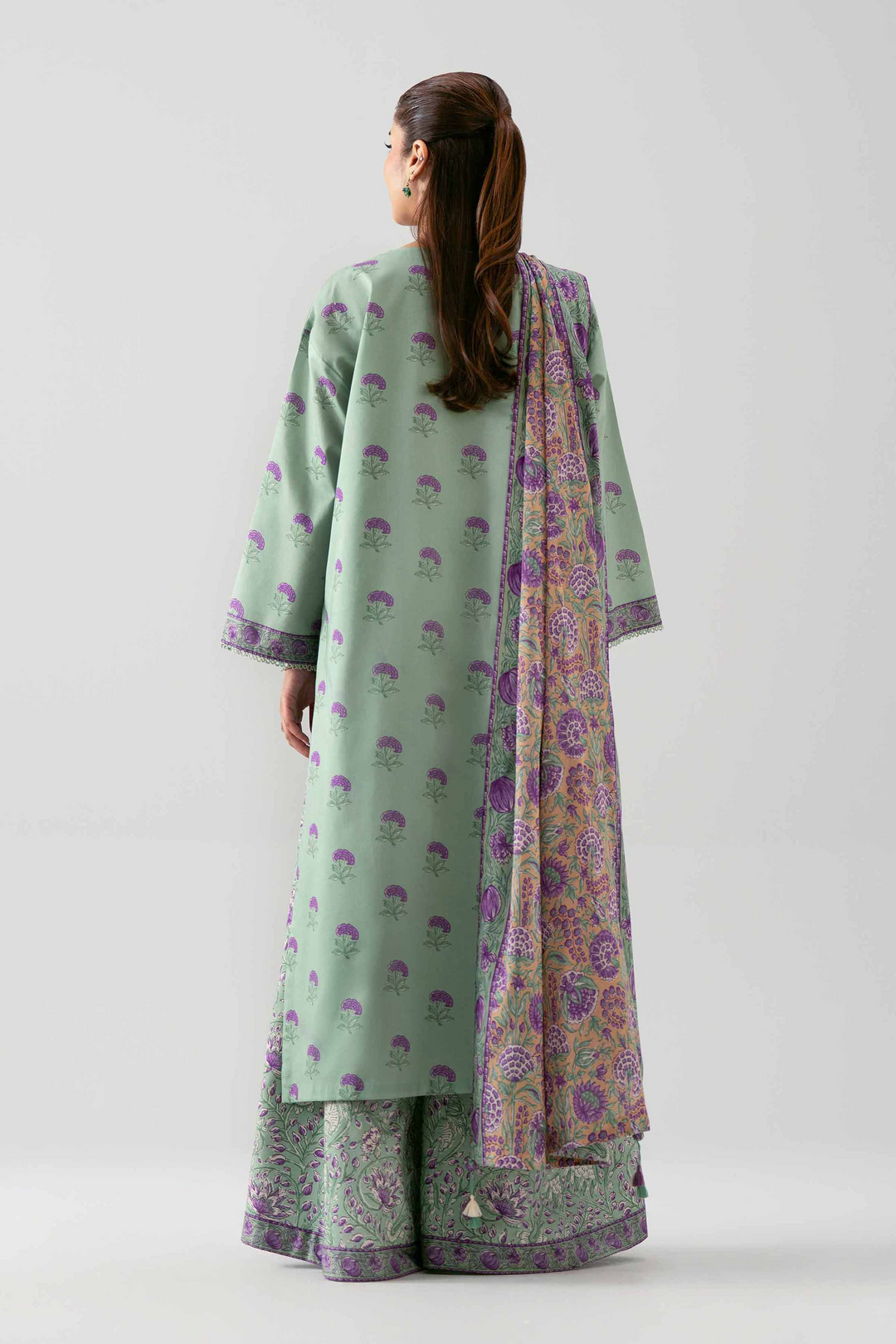 3 Piece - Printed Suit