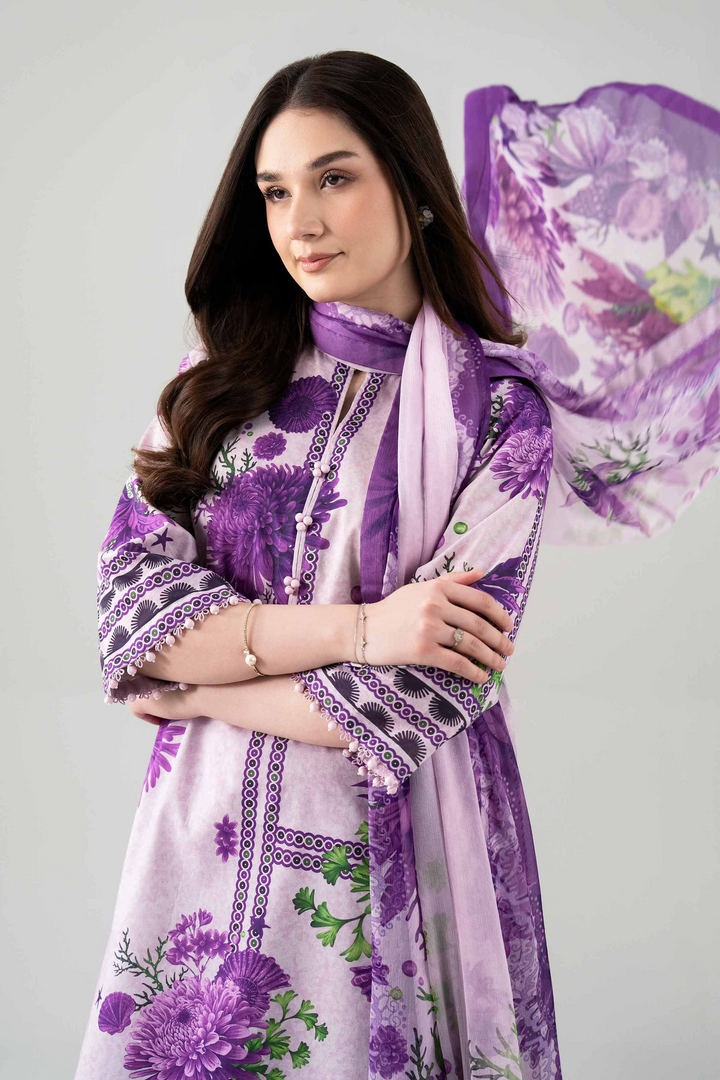 3 Piece - Printed Suit