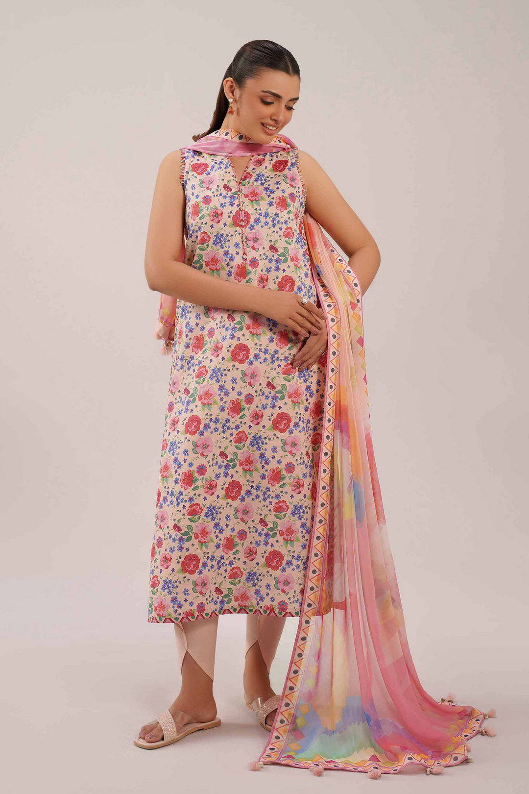 3 Piece - Printed Suit