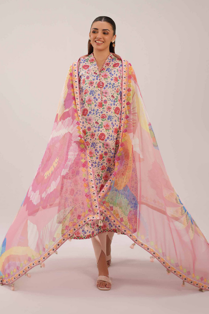 3 Piece - Printed Suit