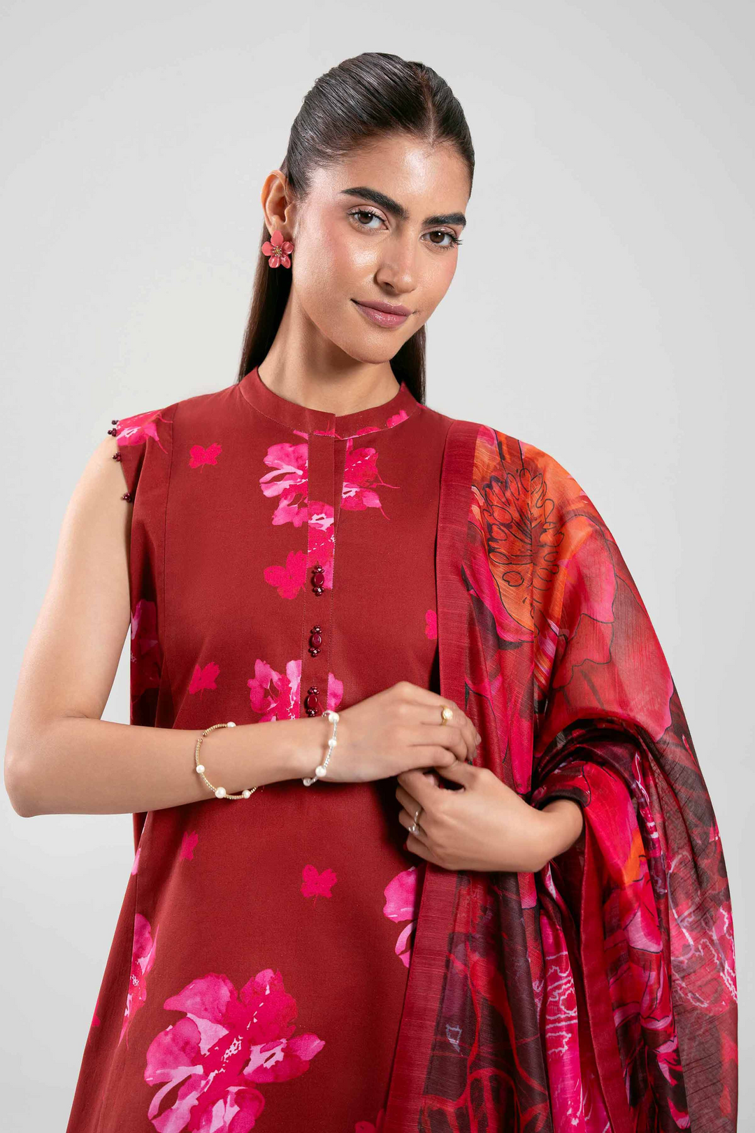 3 Piece - Printed Suit