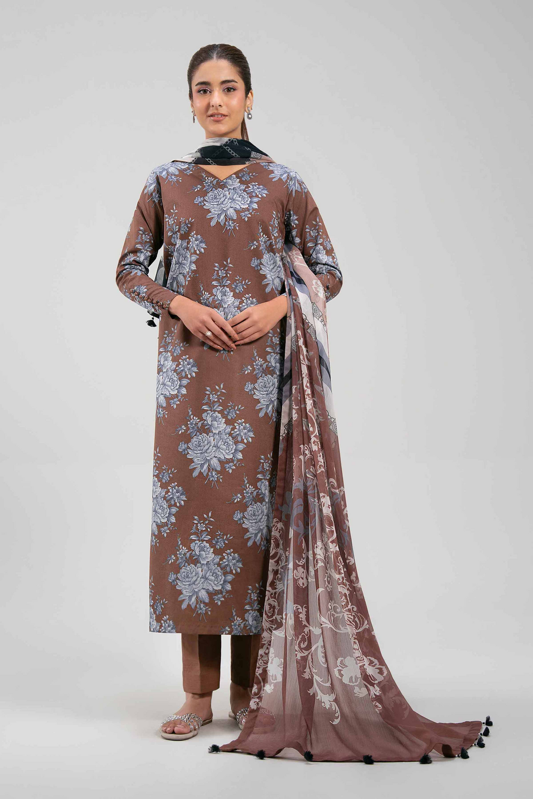 3 Piece - Printed Suit