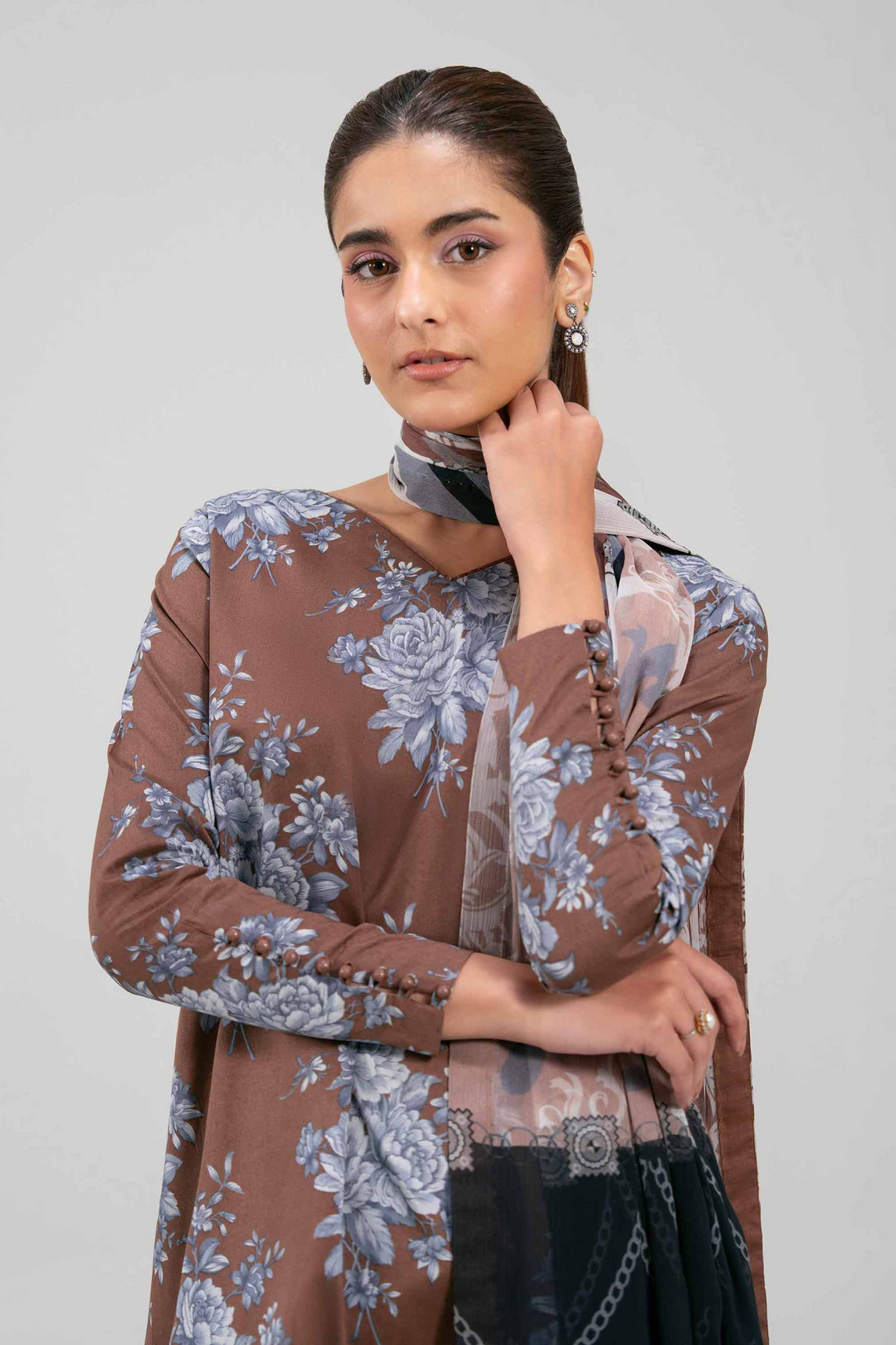 3 Piece - Printed Suit