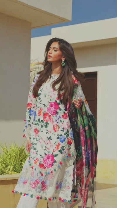 3 Piece - Printed Suit