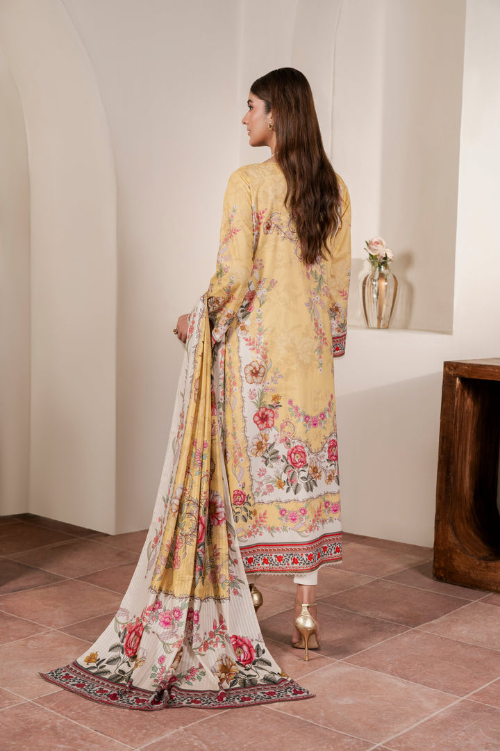 Resham Unstitched Cambric 3 Pcs Printed Suit