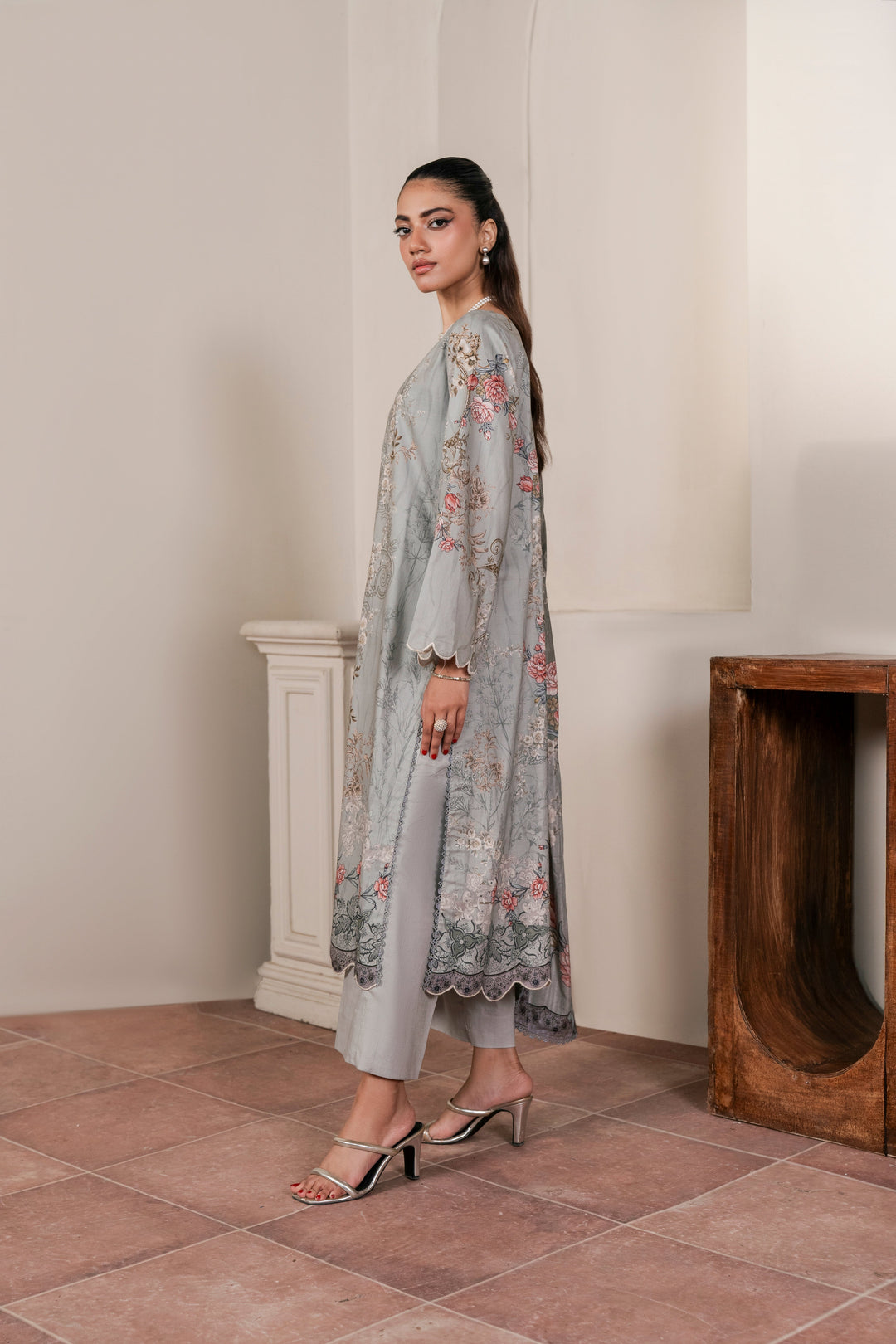 Resham Unstitched Cambric 3 Pcs Printed Suit