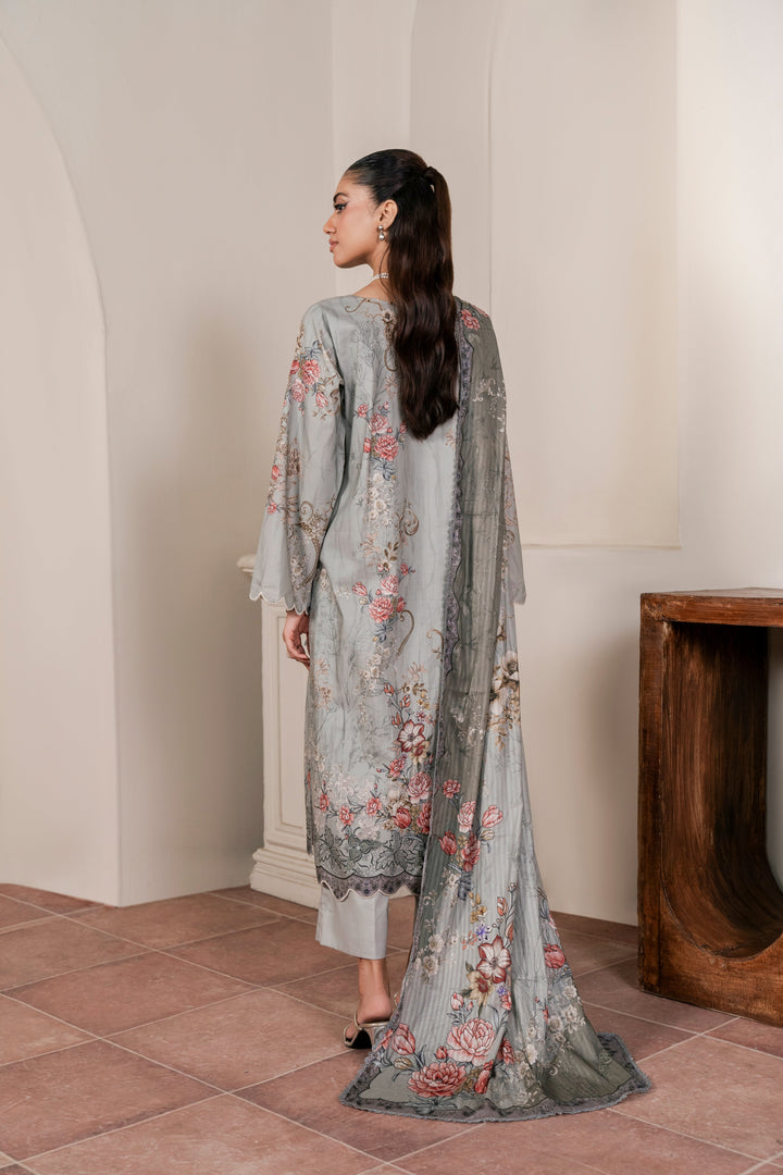Resham Unstitched Cambric 3 Pcs Printed Suit