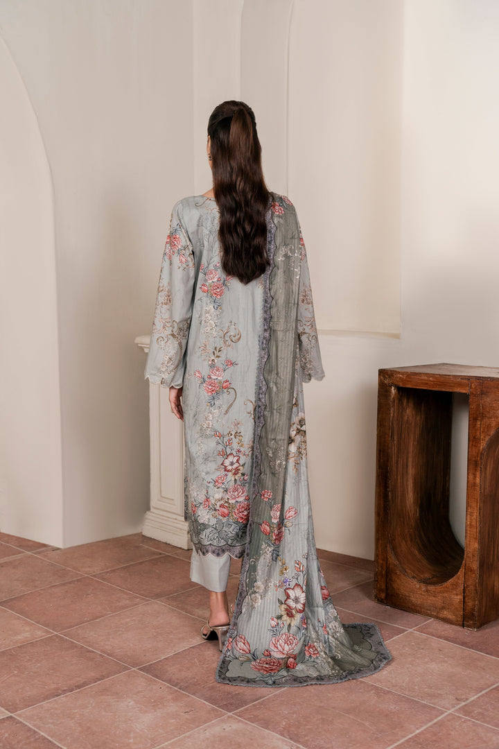 Resham Unstitched Cambric 3 Pcs Printed Suit