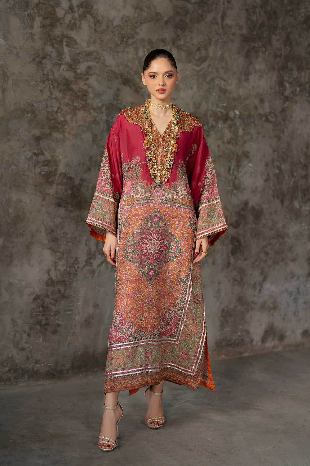 EMBROIDERED KAFTAN