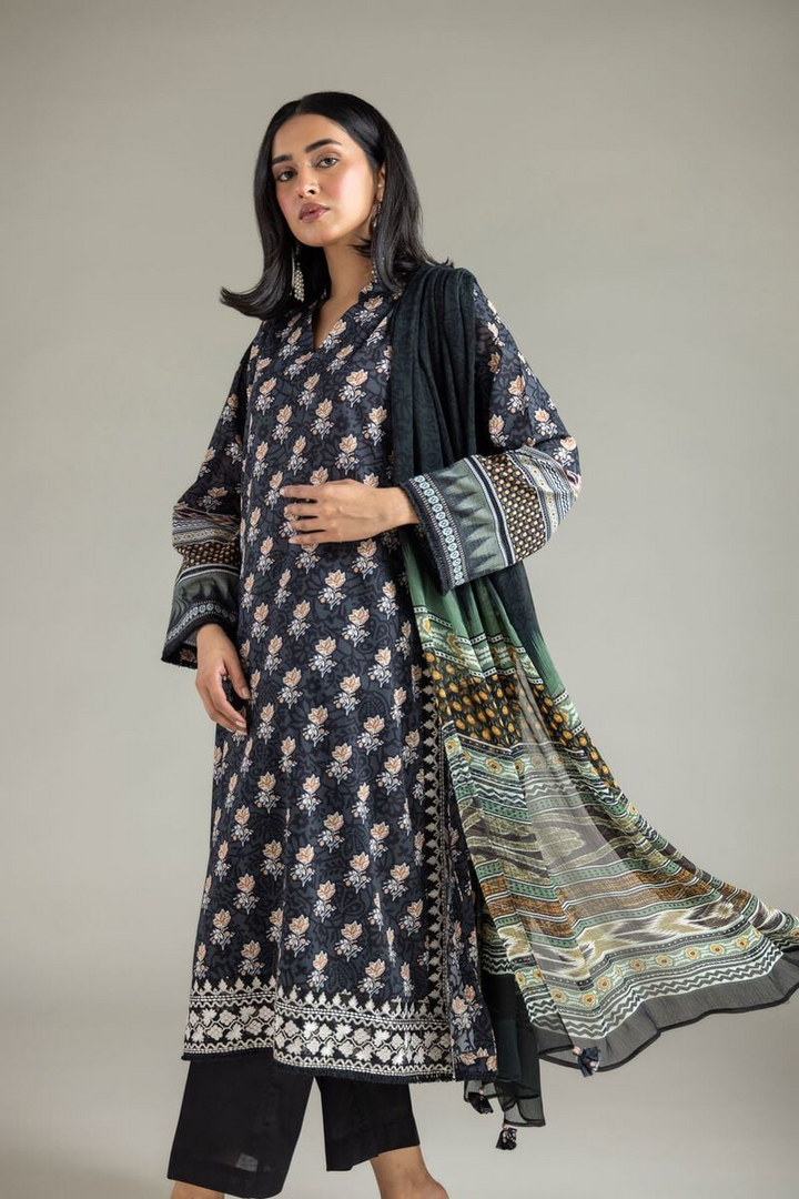 Printed | Cambric Three Piece Suit