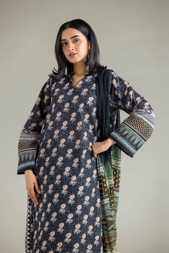 Printed | Cambric Three Piece Suit