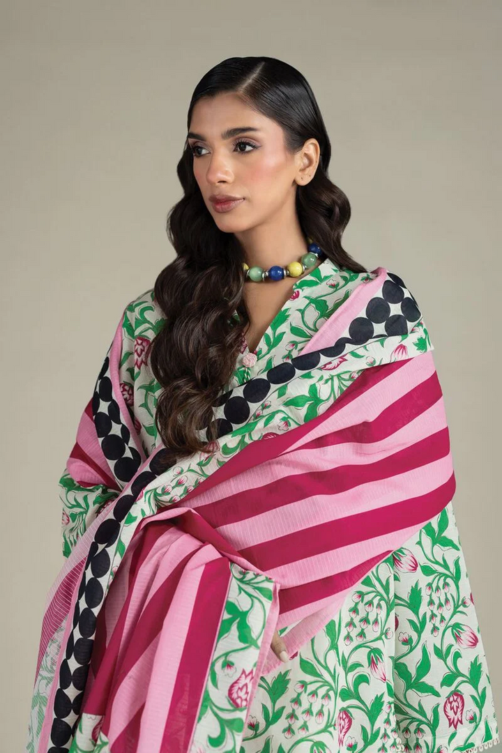 Printed | Cambric 3-Piece Floral Suit