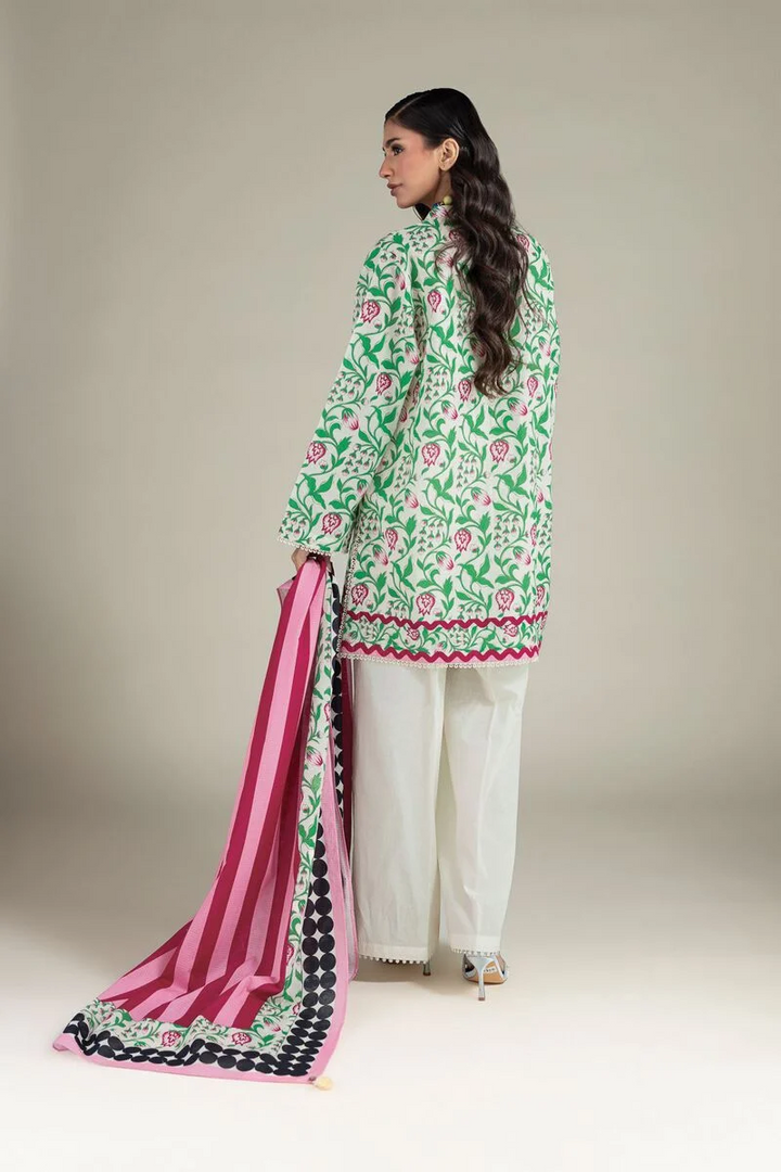 Printed | Cambric 3-Piece Floral Suit