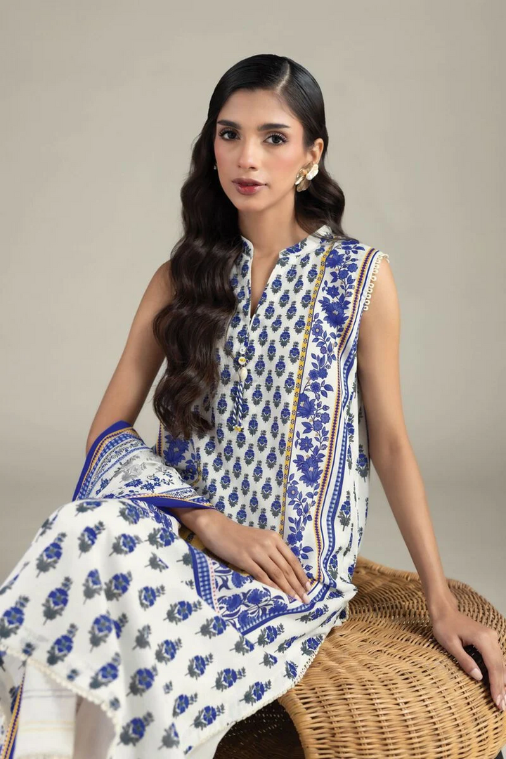 Printed | Cambric Three Piece Suit