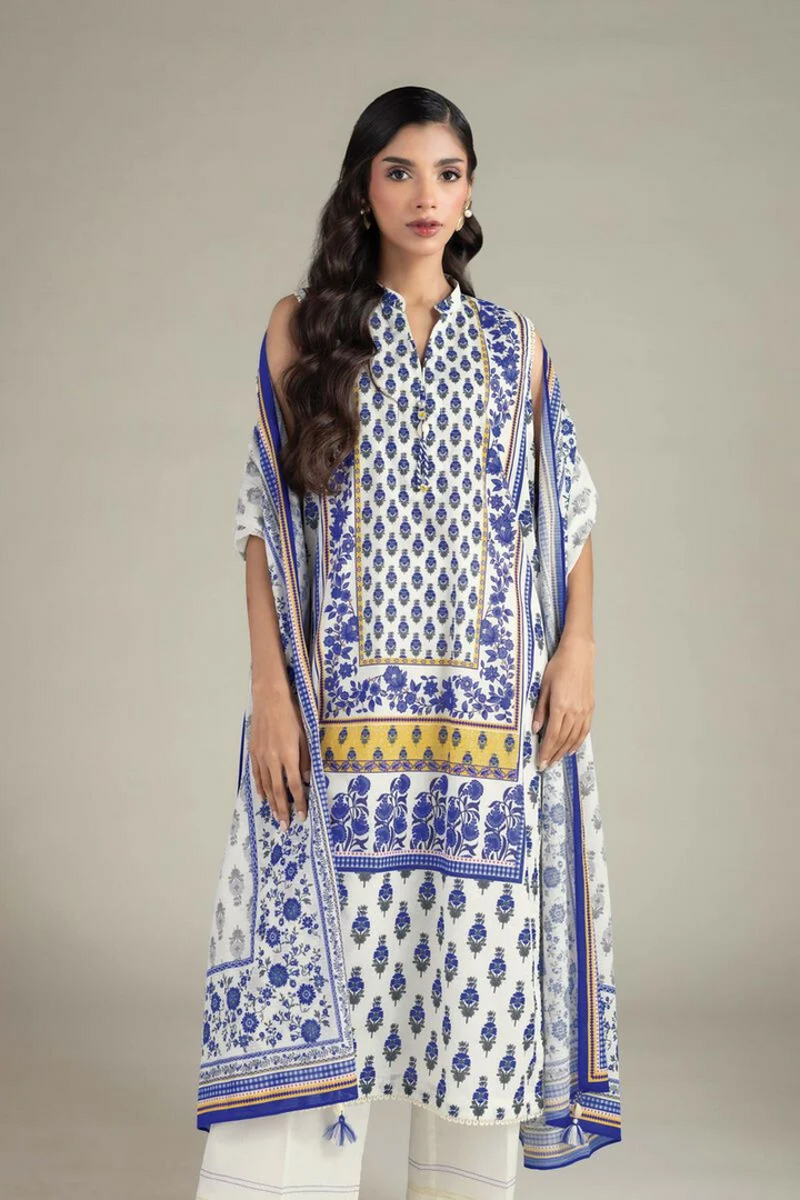 Printed | Cambric Three Piece Suit