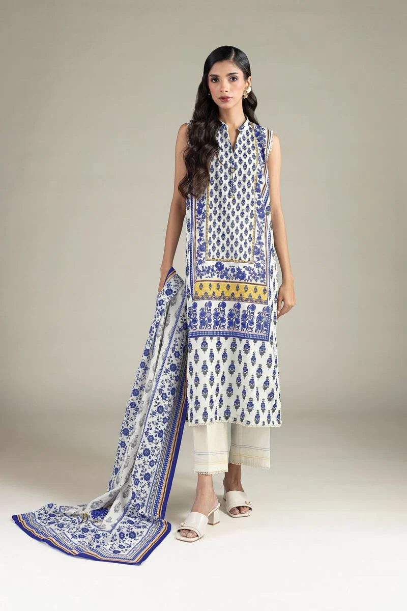 Printed | Cambric Three Piece Suit