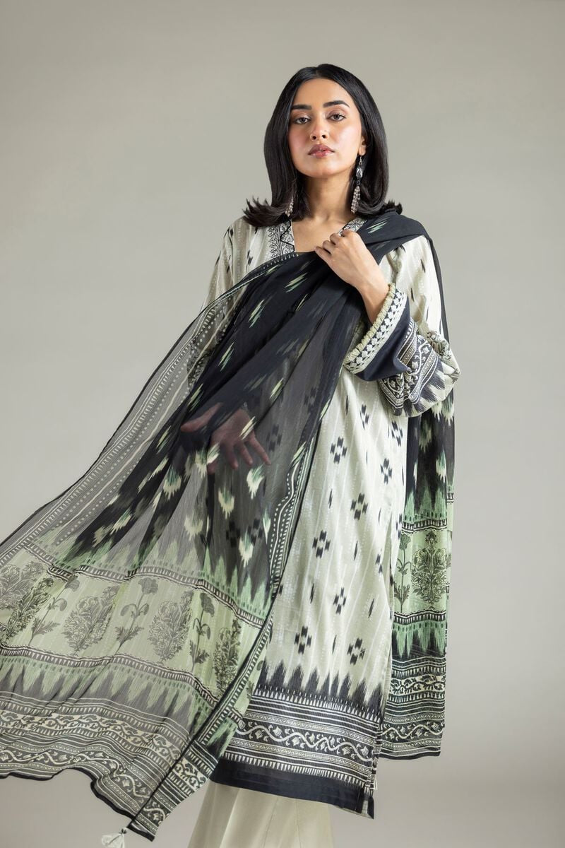 Embroidered | Lawn Lawn 3-Piece Outfit