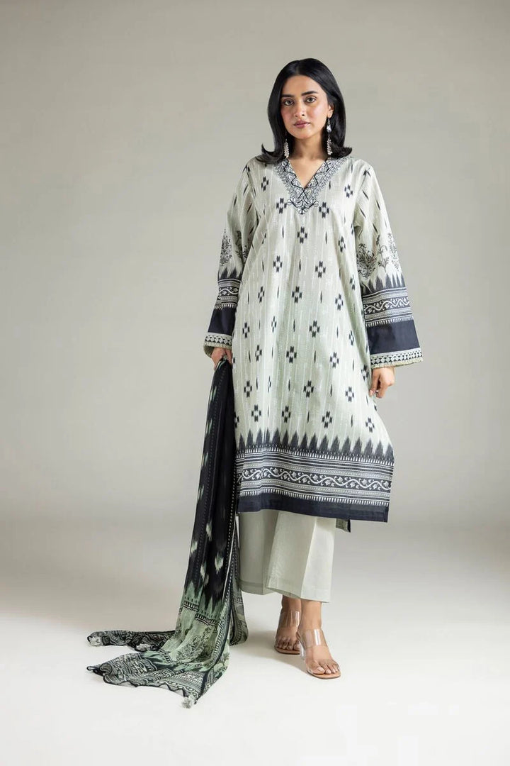Embroidered | Lawn Lawn 3-Piece Outfit