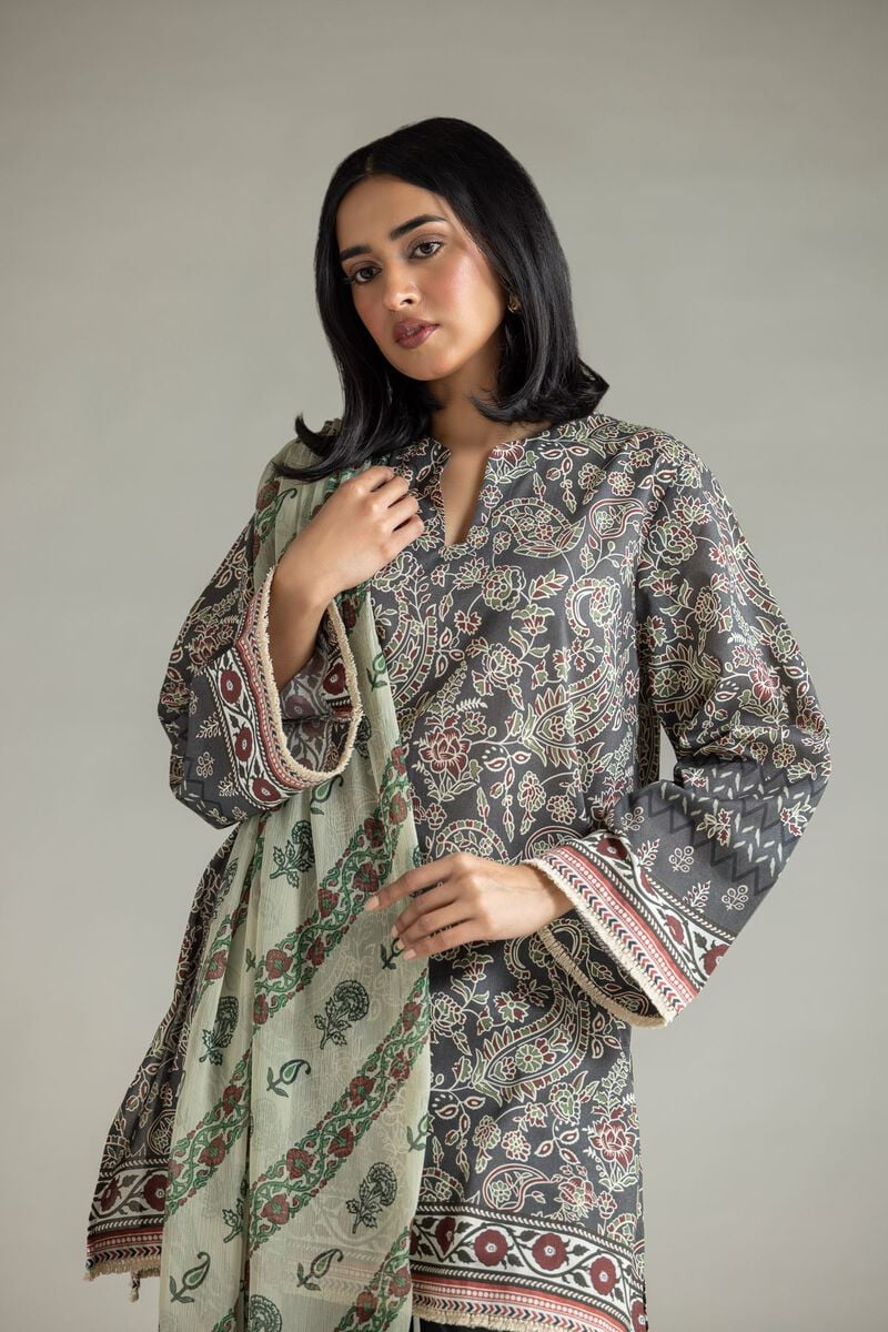 Embroidered | Lawn Fabrics 3 Piece