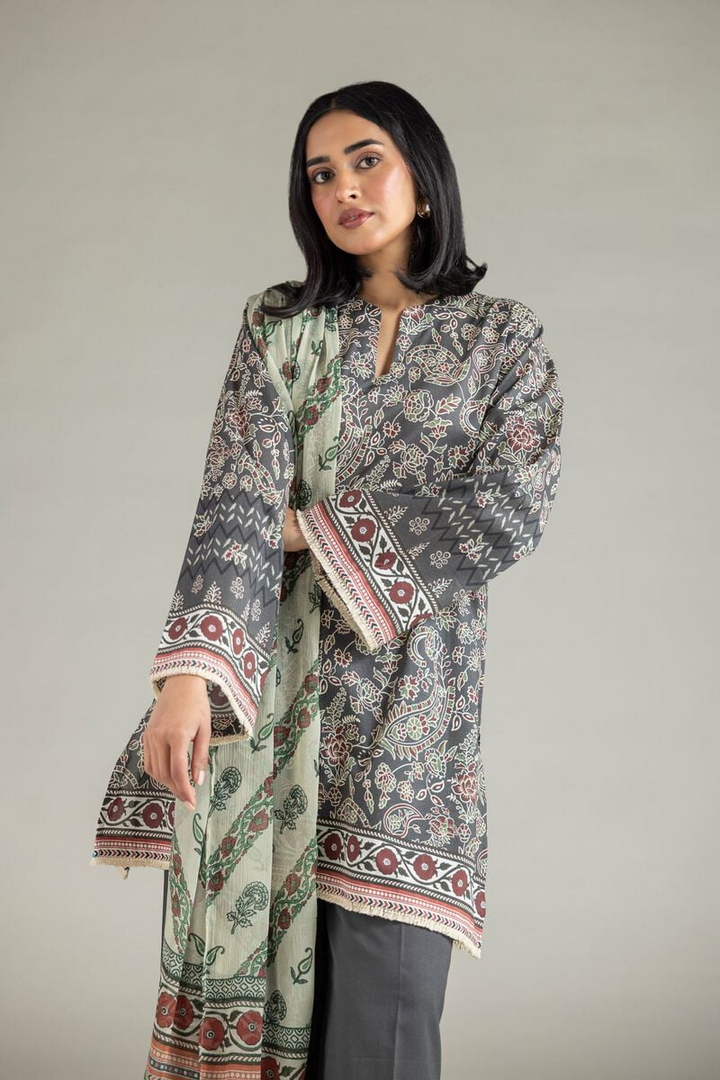 Embroidered | Lawn Fabrics 3 Piece