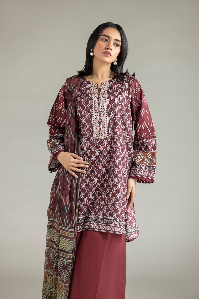 Embroidered | Lawn Fabrics 3 Piece