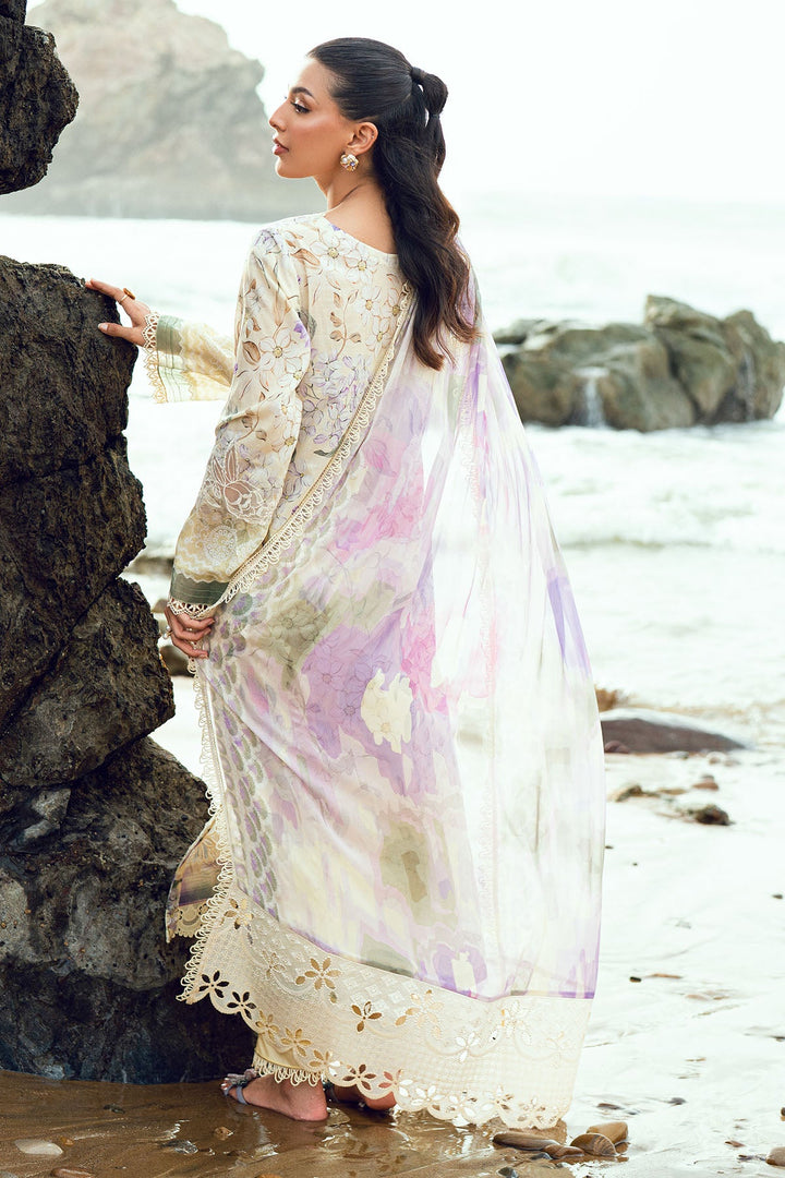 Gardenia Unstitched Embroidered Lawn