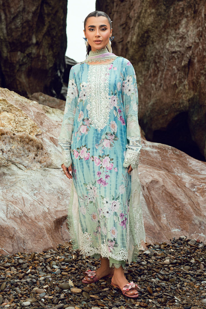 Gardenia Unstitched Embroidered Lawn
