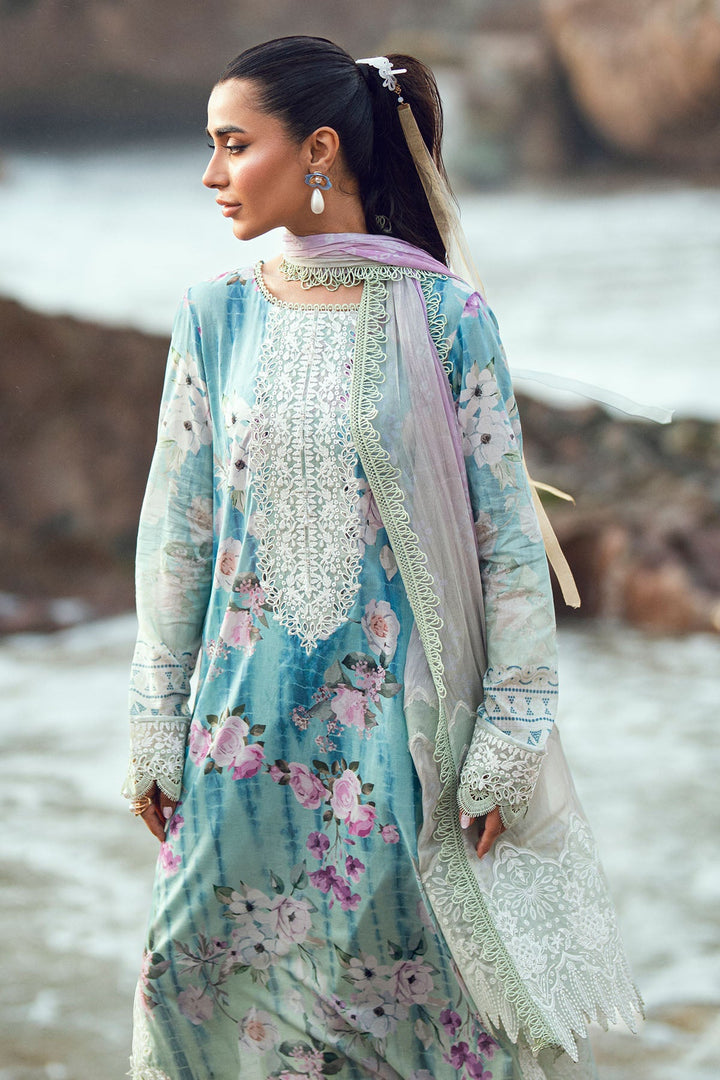 Gardenia Unstitched Embroidered Lawn