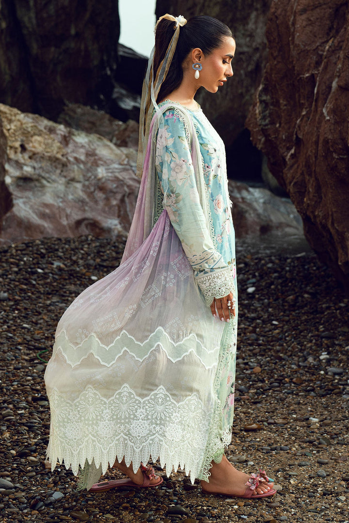 Gardenia Unstitched Embroidered Lawn