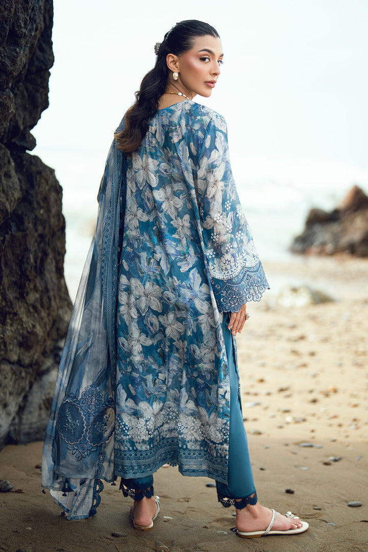 Gardenia Unstitched Embroidered Lawn