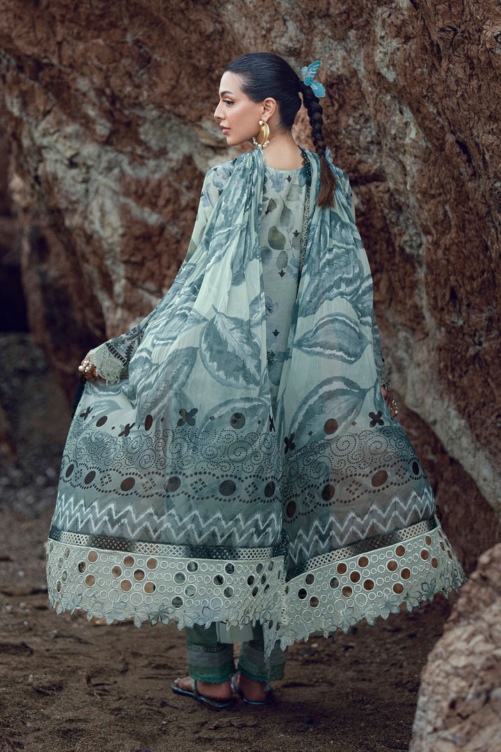 Gardenia Unstitched Embroidered Lawn