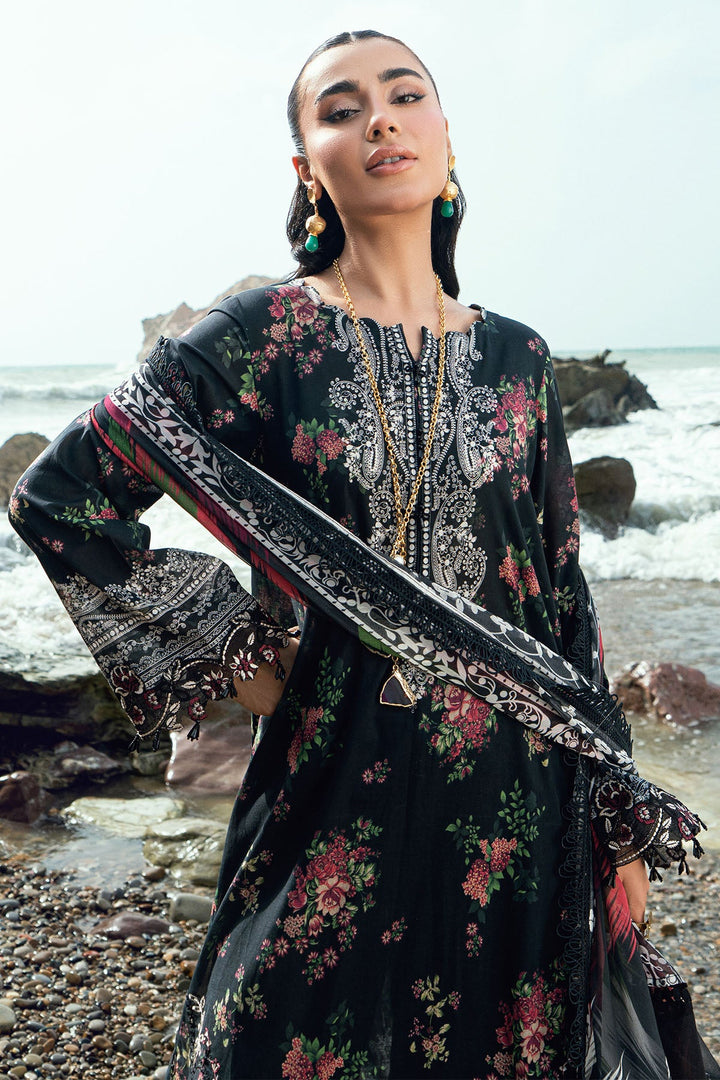 Gardenia Unstitched Embroidered Lawn