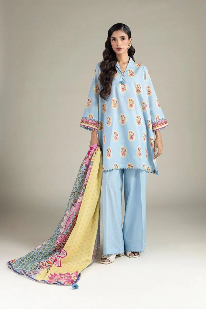 Printed | Cambric Fabrics 3 Piece